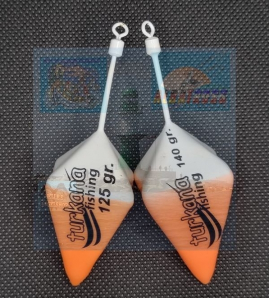 Turkana Piramide Belga Naranja-Blanco Bicolor